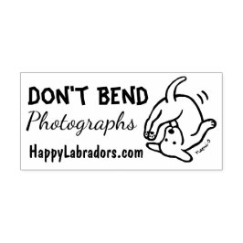 Bend Labrador Rubber Frimärke Stämpel