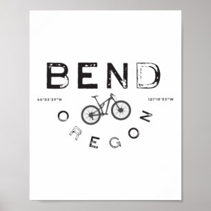 Bend Oregon mountainbike Poster