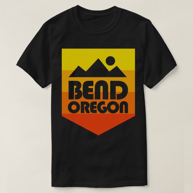 Bend Oregon Pocket Pacific Northwest T Shirt (Design framsida)