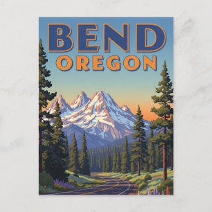 Bend Oregon Travel-vykort Vykort