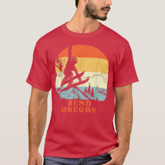 Bend, Oregon Vintage Retro Vintage Mountain Lover  T Shirt