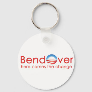 Bend over för Barack Obamas Change Nyckelring