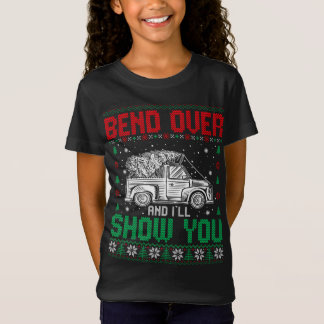 Bend over och jag ska visa dig lite god jul t shirt
