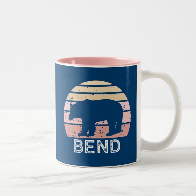 Bend Retro Bear Två-Tonad Mugg (Höger)
