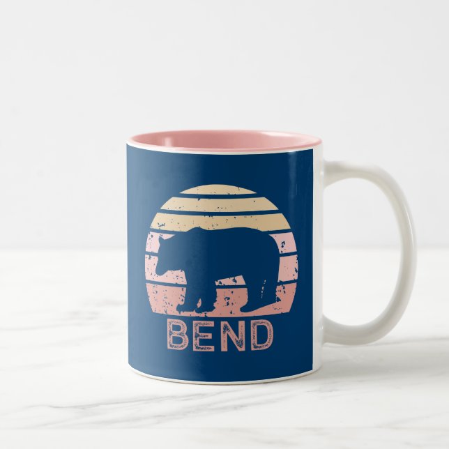 Bend Retro Bear Två-Tonad Mugg (Höger)