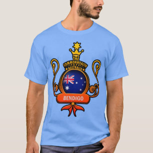 Bendigo älskare Flagga of Australia T Shirt
