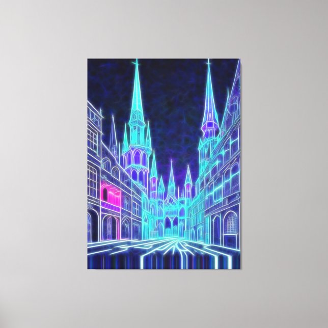 Bending Aropolis Canvastryck (Framsida)