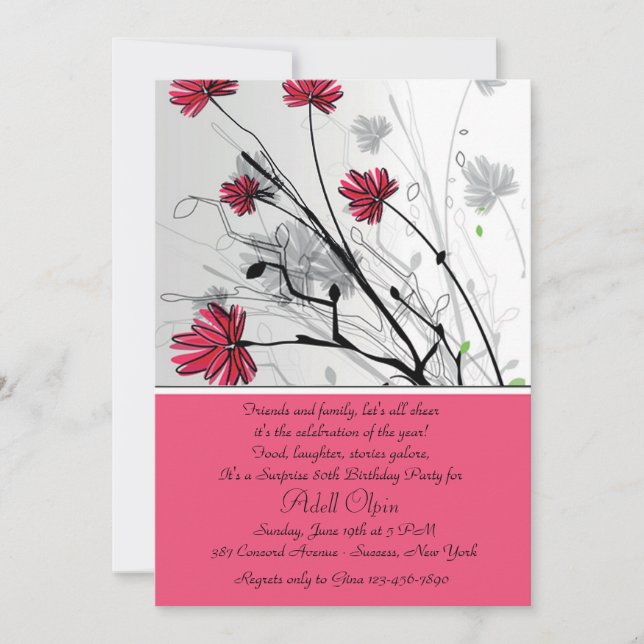 Bending in the Breeze-inbjudan Inbjudningar (Framsida)