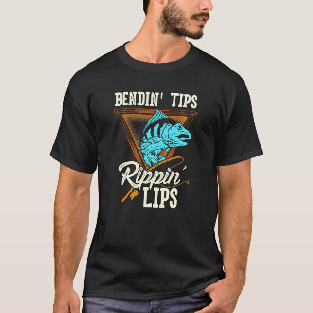 Bending Tips Rippin Läppar T Shirt (Framsida)