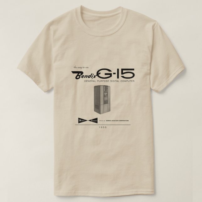 Bendix G-15 T-tröja T Shirt (Design framsida)