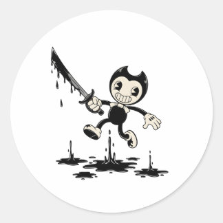 Bendy and the Ink Machine Sticker - Retro Horror G Runt Klistermärke