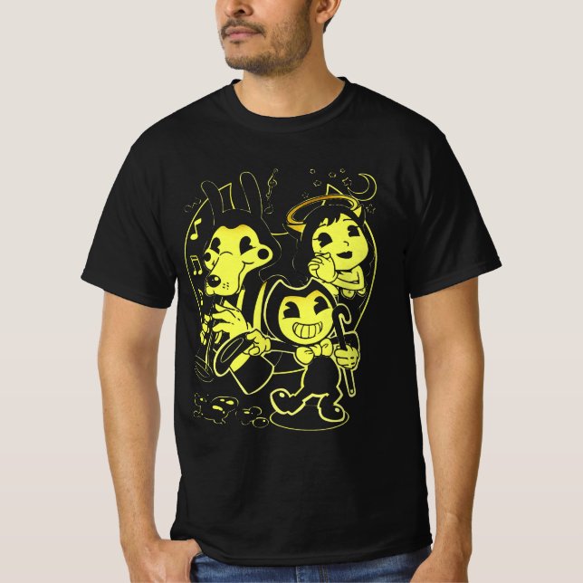 Bendy Boris och Alice Angel T Shirt (Framsida)