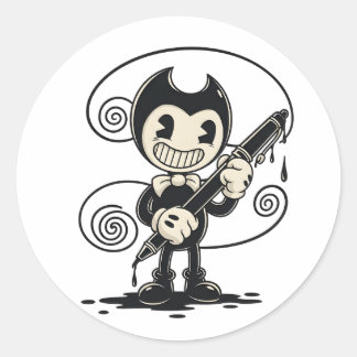 Bendy Sticker | Bendy and the Ink Machine Vinyl Ch Runt Klistermärke