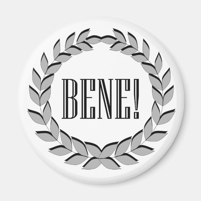 Bene! Bra jobb! Magnet (Framsidan)