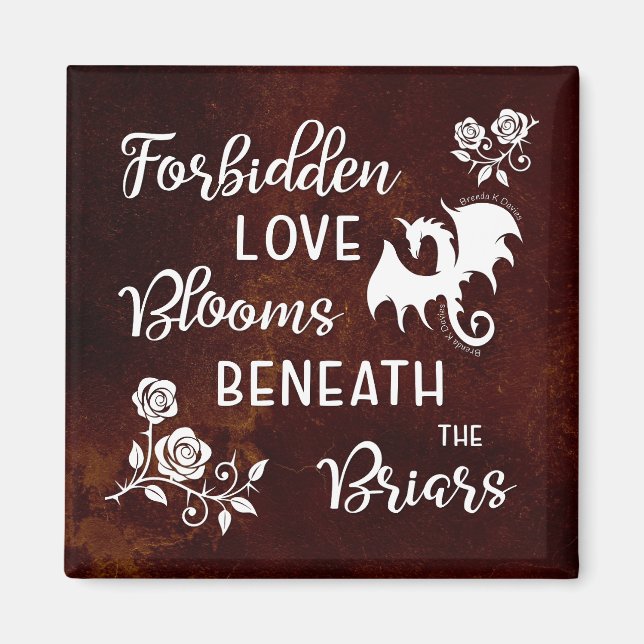 Beneath the Briars Brenda K Davies Magnet (Framsidan)