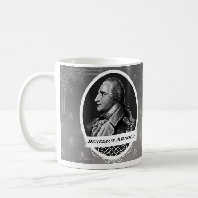 Benedict Arnold historisk mugg (Vänster)