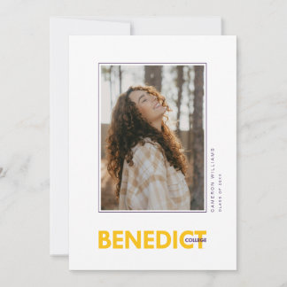 Benedict Colleges examensteremoni Meddelande