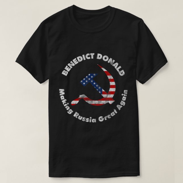 Benedict Donald Skapar Ryssland Underbart igen Ant T Shirt (Design framsida)
