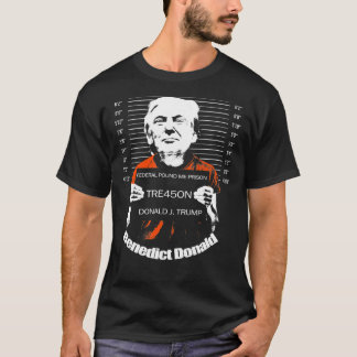 Benedict Donald TRE45ON Trump Orange Jump Kostym B T Shirt