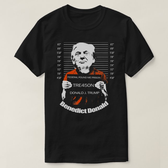 Benedict Donald TRE45ON Trump Orange Jump Kostym B T Shirt (Design framsida)
