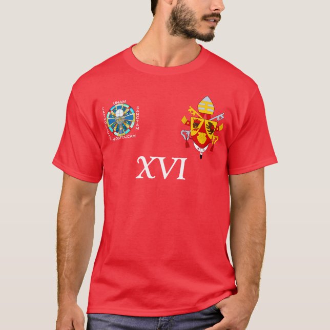 Benedict XVI fotbolljersey Tee Shirt (Framsida)