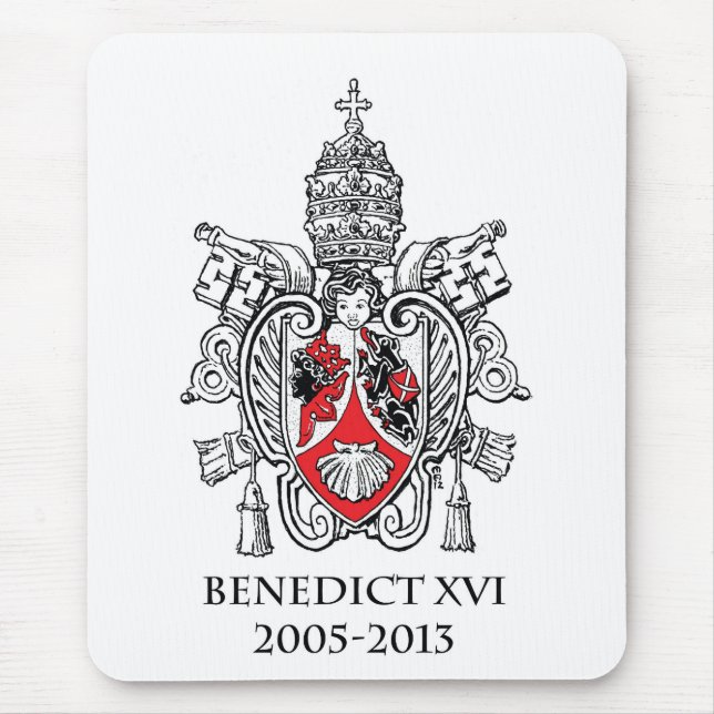 Benedict XVI Mousepad Musmatta (Framsidan)