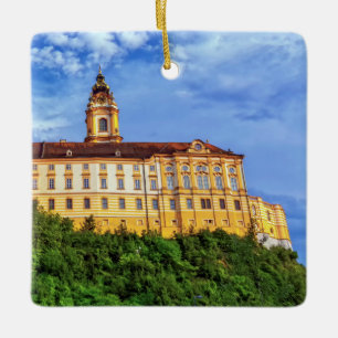Benedictineabbey, Melk, Österrike Julgransprydnad Keramik