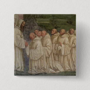 Benedictinemunkar, från livet av St. Benedict ( Knapp