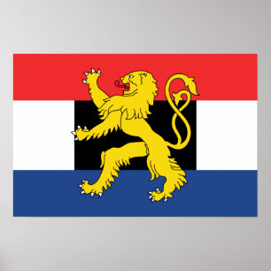 Benelux flagga poster