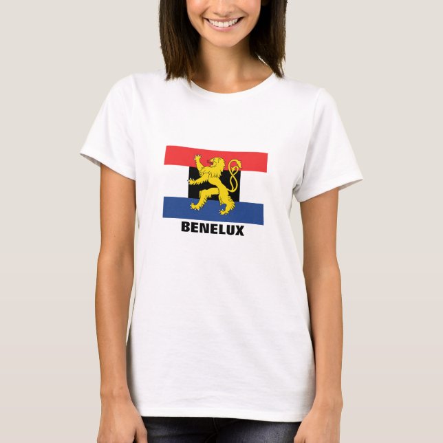 Benelux Flagga Tee Shirt (Framsida)