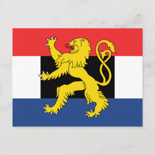 Benelux Flagga Vykort