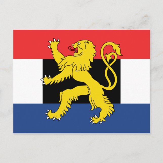 Benelux Flagga Vykort (Framsida)