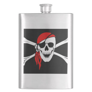 Benen pirat Skull och kor Fickplunta