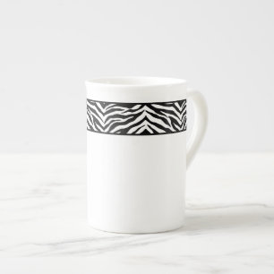 Benet China Mugg-Zebra tryck Benporslin Mugg