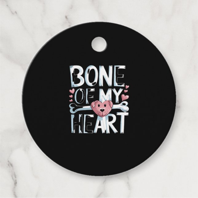 Benet på min hjärtefråga Hund Gåvor Etiketter (Framsida)