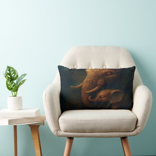 Benevolent Elephants Lumbarkudde (Stol)