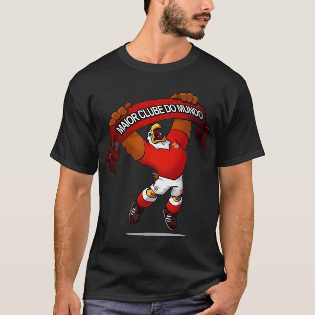 Benfica - Maior Clube do Mundo T Shirt (Framsida)