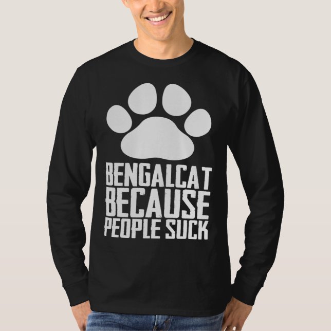 Bengal  Bengal cat  Bengal mom T Shirt (Framsida)
