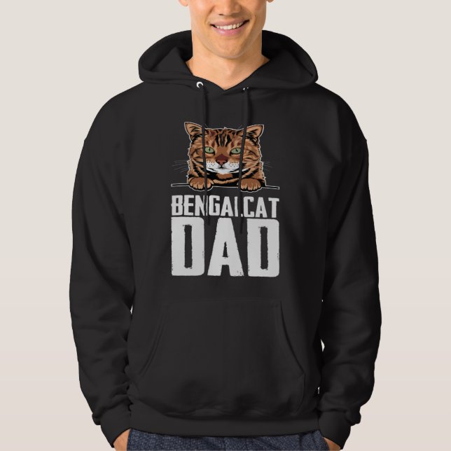 Bengal  Bengal cats  Bengal mom  3 Hoodie (Framsida)