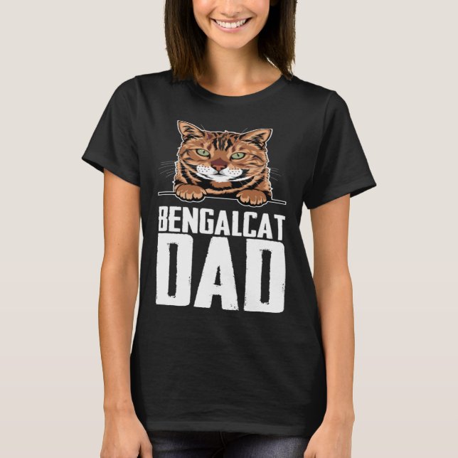 Bengal  Bengal cats  Bengal mom  3 T Shirt (Framsida)