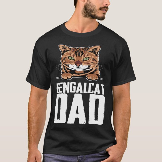 Bengal  Bengal cats  Bengal mom  3 T Shirt (Framsida)
