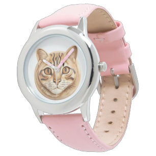 Bengal Cat 3D Inspired Armbandsur