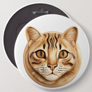 Bengal Cat 3D Inspired Knapp