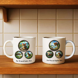 Bengal Cat 6-Image Coffee Mugg Design