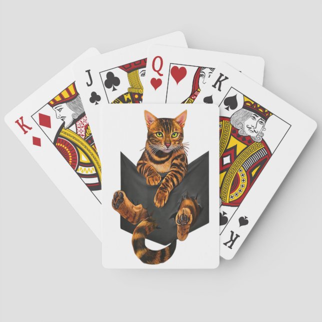 Bengal Cat,Bengal Älskare Casinokort (Baksidan)