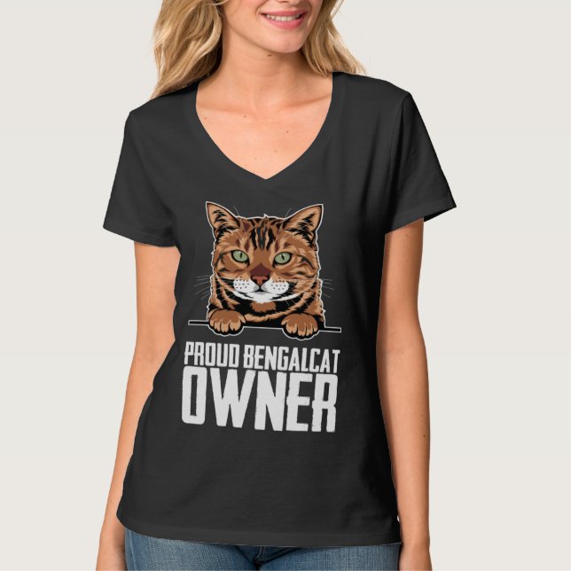 Bengal cat  Bengal  Bengal kitten T Shirt (Framsida)