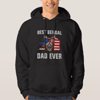Bengal Cat BEST BENGAL CAT PAPPA EVER FUNny Bengal Hoodie