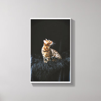 Bengal-cat Canvastryck