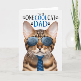 Bengal Cat Fars dag 1 Coola Katt Helgkort