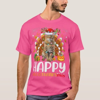 Bengal Cat Lover Halloween jul Lycklig Halloth T Shirt